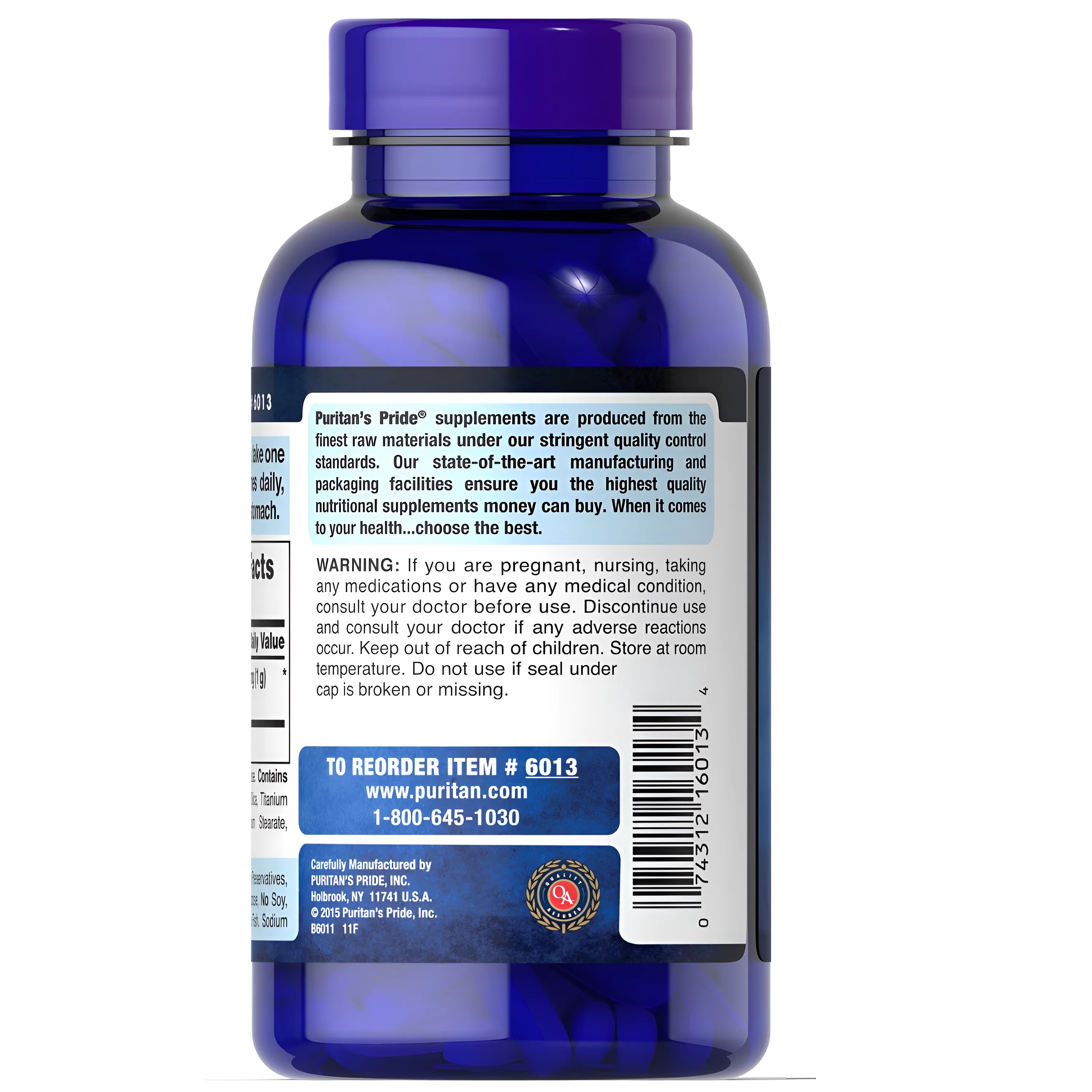 L-Lysine 1000 mg - Puritans Pride -Tabletas - Image 3